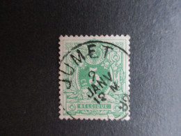 Nr 45 - Centrale Stempel "Jumet" - Coba + 2 - 1869-1888 Lion Couché (Liegender Löwe)