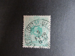 Nr 45 - Centrale Stempel "Liège-Outre-Meuse" - Coba + 2 - 1869-1888 Lying Lion