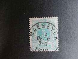 Nr 45 - Centrale Stempel "Maeseyck" - Coba + 2 - 1869-1888 Lion Couché (Liegender Löwe)