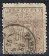 Sello Escudo España 1874, Fechador PAMPLONA, Edifil Num 153 º - Gebraucht