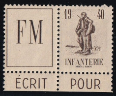 France Franchise Militaire N°10A - Neuf ** Sans Charnière - TB - Timbres De Franchise Militaire