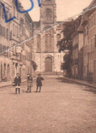 68 ALTKIRCH ( Haut-Rhin ) RUE DU CHATEAU - Animé Enfants Patinette  - CPA Sépia BRAUN ET CIE DORNACH N) 918 - Altkirch