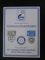 Carte Souvenir Rotary International Convention De Nice France + Monaco 1995 (ex 2) - Brieven En Documenten