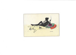 CPA Illustrateur  Manni Grosze Silhouette De Femme - Grosze, Manni