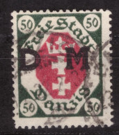 Danzig Dienst - Mi Nr 8 - Used - O - Gestempelt - Obliteré (DZG-0280) - Dienstmarken