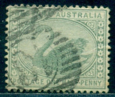 1885 Black Swan,Schwarzschwan,Western Australia,Mi.30 , 1/2 P.,Wmk.3,VFU - Zwanen