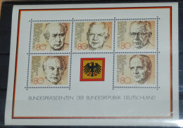 GERMANY 1982, Federal Republic Of Governors, Mi #B18, Miniature Sheet, MNH** - 1981-1990