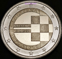 2 Euro Gedenkmünze 2023 Nr. 28 - Kroatien / Croatia - Einführung Euro BU Aus Coincard - Croatia