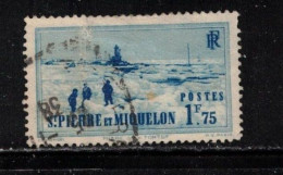 ST PIERRE & MIQUELON Scott # 197 Used - Tortue Lighthouse - Used Stamps