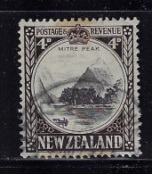 NEW ZEALAND 1935 MITRE PEAK SCOTT #191 USED - Used Stamps