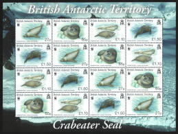 BAT / Brit. Antarktis 2009 - Mi-Nr. 505-508 ** - MNH - KLB - Robben / Seals (1) - Unused Stamps