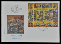 Jugoslawien 1992 - Mi-Nr. Block 41 - EUROPA 92 - FDC - FDC