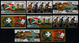 Burundi 1974 - Mi-Nr. 1069-1084 B ** - MNH - Imp. - UPU - Nuevos