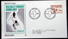 Greenland 1986 Kunst (VII)Thule Art  MiNr.167  FDC ( Lot Ks) - FDC