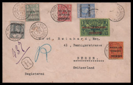 Neue Hebriden 1911: Brief  | Transitverkehr, Mischfrankatur | Port Villa (Hebriden), Sydney, Bern - Lettres & Documents
