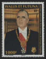 Wallis & Futuna 2011 - Mi-Nr. 1030 ** - MNH - Georges Pompidou - Unused Stamps