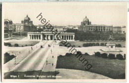 Wien - Äusseres Burgtor Mit Museen - Foto-Ansichtskarte - Verlag P. Ledermann Wien 1926 - Museen