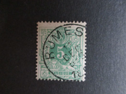 Nr 45 - Centrale Stempel "Rumes" - Coba + 8 - 1869-1888 Lion Couché (Liegender Löwe)