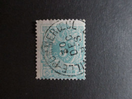 Nr 45 - Centrale Stempel "Ville-Pommeroeul" - Coba + 4 - 1869-1888 Lion Couché (Liegender Löwe)