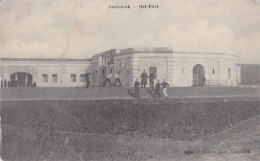 STABROEK 1915 FELDPOST - HET FORT MET MILITAIREN KLEINE ANIMATIE - HOELEN KAPELLEN 3698 - LANDSTURM BATAILLON MANNHEIM - Stabroek