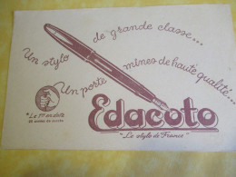 Stylo/ EDACOTO/Le Stylo De France/Un Stylo De Classe//Vers 1950-1960   BUV680 - Stationeries (flat Articles)