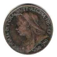 VICTORIA 1 Farthing 1897 - Altri & Non Classificati