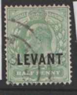 British Levant  British Currency  1905  SG  L1  1/2d  Fine Used - Levant Britannique