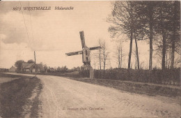 MALLE WESTMALLE 1918 ZICHT OP DE MOLEN EN BOERDERIJ HOEVE - HOELEN KAPELLEN 8673 - Malle