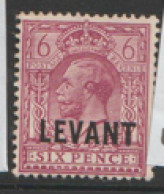 British Levant  British Currency  1921  SG  L22  6d  Mounted Mint - Brits-Levant