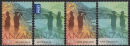 Australien / Neuseeland 2015 - Mi-Nr. 4281-4284 & 3236-3237 ** - MNH - ANZAC - Ongebruikt