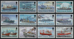 BAT / Brit. Antarktis 1993 - Mi-Nr. 203-214 ** - MNH - Schiffe / Ships (II) - Neufs