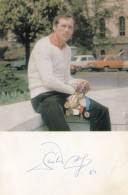 Table Tennis Ping Pong World Champion Dragutin Šurbek Yugoslavia Card W Signature Autograph Autogramm - Tennis De Table