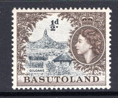 Basutoland 1954-58 QEII Pictorials - ½d Qiloane HM (SG 43) - 1933-1964 Kronenkolonie