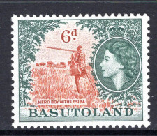 Basutoland 1954-58 QEII Pictorials - 6d Herd-boy HM (SG 48) - 1933-1964 Crown Colony