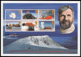 BAT / Brit. Antarktis 2000 - Mi-Nr. Block 8 ** - MNH - Sir Vivian Fuchs - Unused Stamps