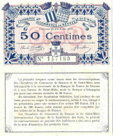 France - BILLET - Chambre De Commerce De RENNES ET ST MALO - 50 Centimes - 1915 - JP.105.01 - 16-214 - Notgeld