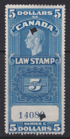 Canada Revenue (Federal), Van Dam FSC26b, Used - Fiscaux