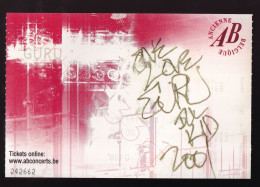 Guru (GESIGNEERD!) - The Ill Kid Tour - 23 November 2001 - Ancienne Belgique (BE) - Concert Ticket - Concert Tickets