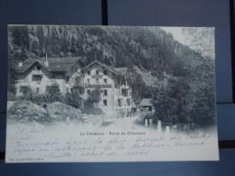 Cpa  Le Chatelard Route De Chamonix, Carte Précurseur - Le Chatelard