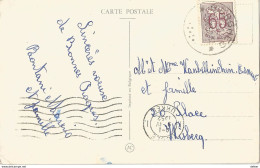 5Pk-227/ N°856: ☼BIERGES☼ : Sterstempel > Wisbecq + 1 UCLE 1 UKKEL -vlag / Joyeuses Pâques - 1951-1975 Heraldic Lion