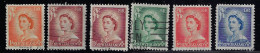 NEW ZEALAND 1953-57  SCOTT #289...293 USED - Gebruikt