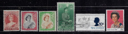 NEW ZEALAND 1953-1985 SCOTT #296,297,299,303,449,828 USED - Used Stamps