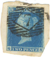 Bp84:SG13-15:   Q__H :  Plate   : 4 Good Margins / Paper - Used Stamps