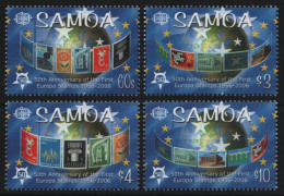 Samoa 2005 - Mi-Nr. 1020-1023 ** - MNH - 50 Jahre Europamarken - Amerikanisch-Samoa