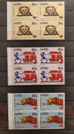 Zaïre - 1335/1337 - Blocs De 4 - Sida - 1990 - MNH - Unused Stamps