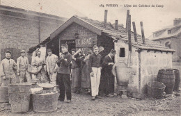 1922 Potigny L Une Des Cuisines Du Camp Cliché Rare - Autres & Non Classés