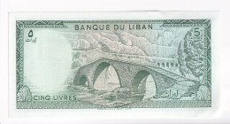 Lebanon - 5 Livres - 1943-date - Libanon