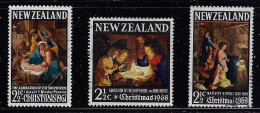 NEW ZEALAND 1967,68,69 CHRISTMAS SCOTT #405,414,429  USED - Oblitérés