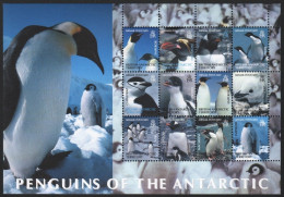 BAT / Brit. Antarktis 2003 - Mi-Nr. 369-380 ** - MNH - Pinguine / Penguins - Unused Stamps