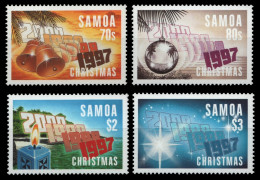 Samoa 1997 - Mi-Nr. 868-871 ** - MNH - Weihnachten / X-mas - Amerikanisch-Samoa